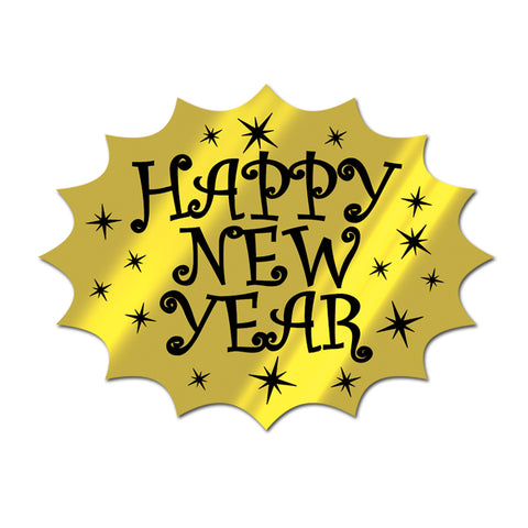 Foil Happy New Year Cutout, Size 14¾"