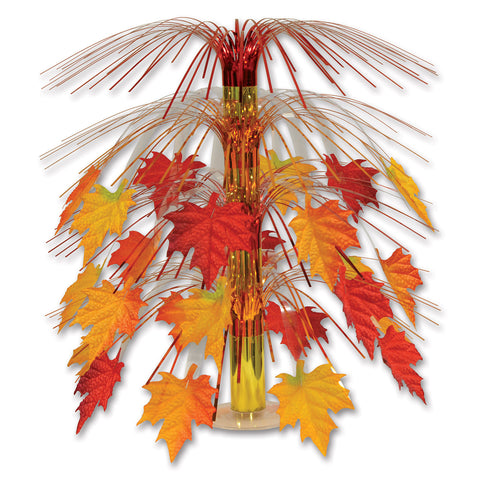 Fabric Fall Leaves Cascade Centerpiece, Size 18"
