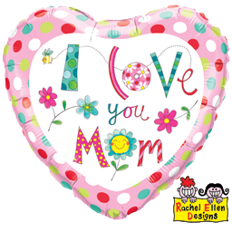 09" Corazon, I Love You Mom, Flores