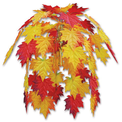 Fabric Fall Leaves Cascade, Size 24"