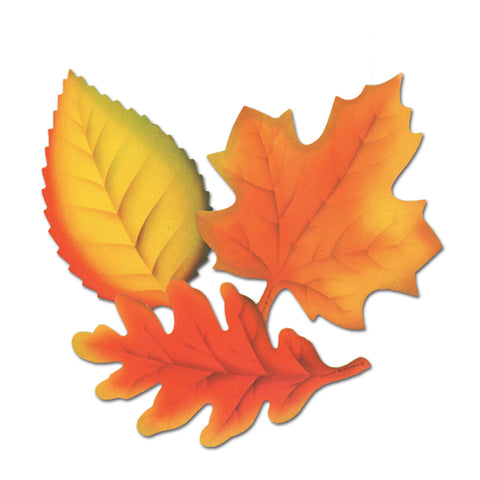 Pkgd Printed Leaves, Size 12"