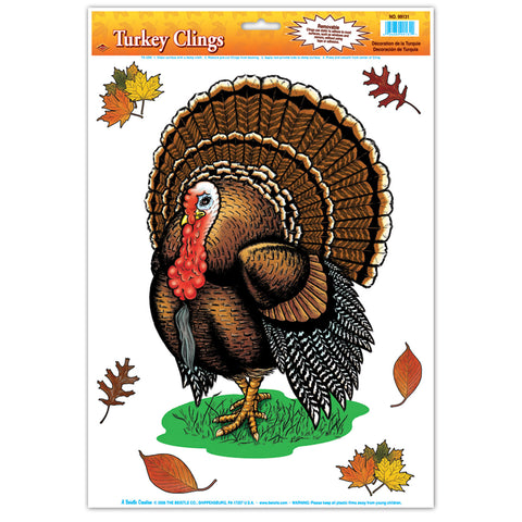 Turkey Cling, Size 12" x 17" Sh