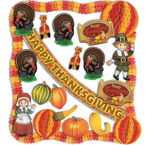 Thanksgiving Decorating Kit - 23 Pcs