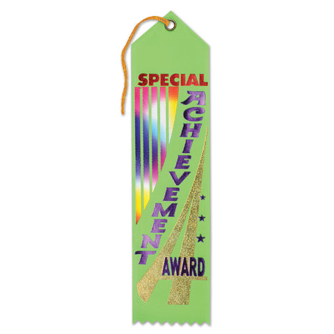 Special Achievement Award Ribbon, Size 2" x 8"