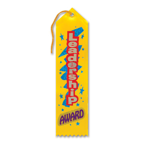 Leadership Award Ribbon, Size 2" x 8"