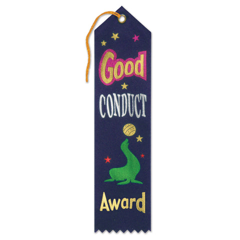 Good Conduct Award Ribbon, Size 2" x 8"