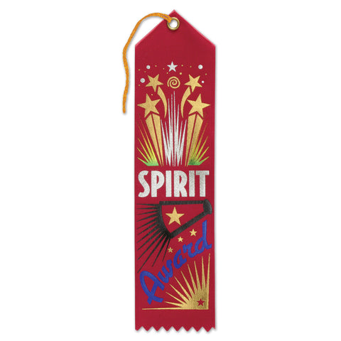 Spirit Award Ribbon, Size 2" x 8"