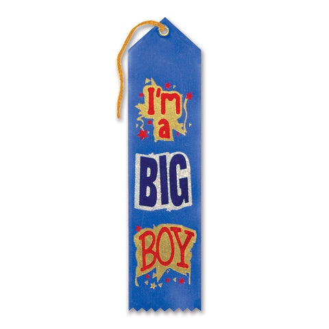 I'm A Big Boy Award Ribbon, Size 2" x 8"