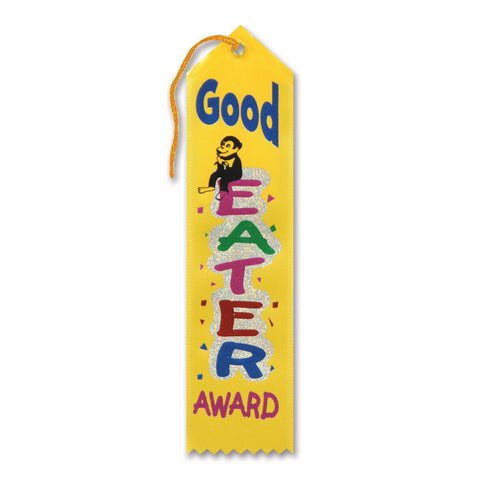 Good Eater Award Ribbon, Size 2" x 8"