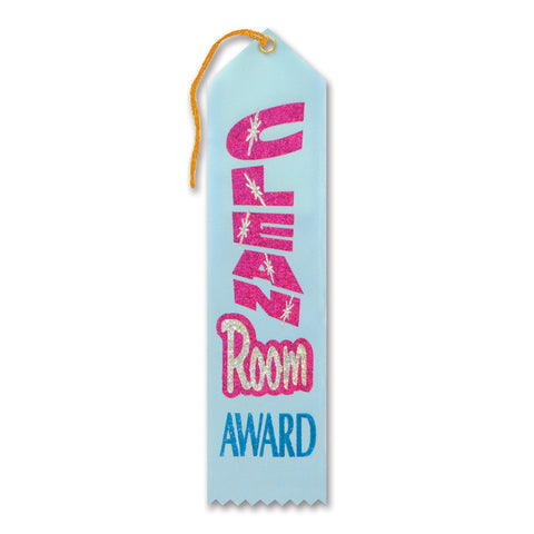 Clean Room Award Ribbon, Size 2" x 8"