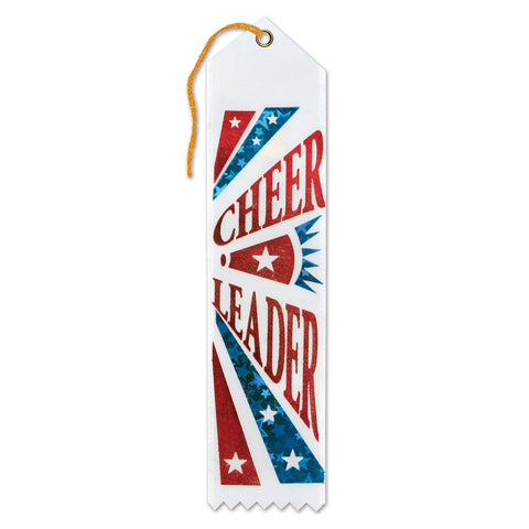 Cheerleader Award Ribbon, Size 2" x 8"