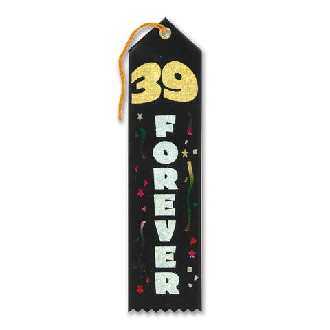39 Forever Award Ribbon, Size 2" x 8"