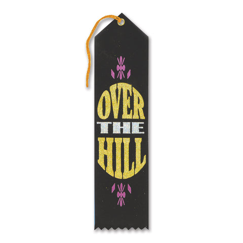 Over The Hill Award Ribbon, Size 2" x 8"