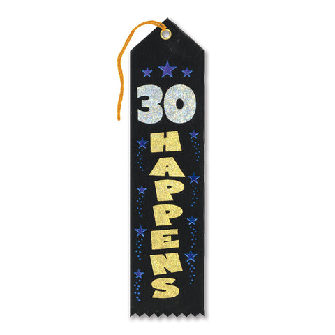 30 Happens Award Ribbon, Size 2" x 8"