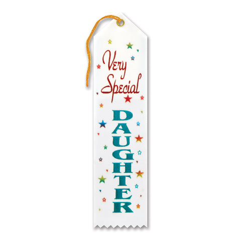 Very Special Daughter Award Ribbon, Size 2" x 8"