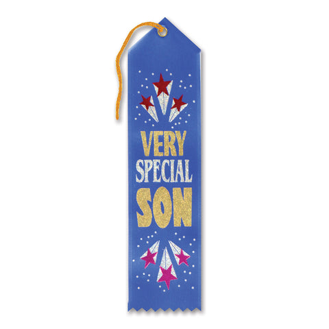 Very Special Son Award Ribbon, Size 2" x 8"