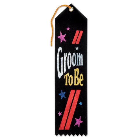 Groom To Be Award Ribbon, Size 2" x 8"