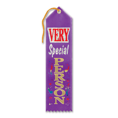 Very Special Person Award Ribbon, Size 2" x 8"