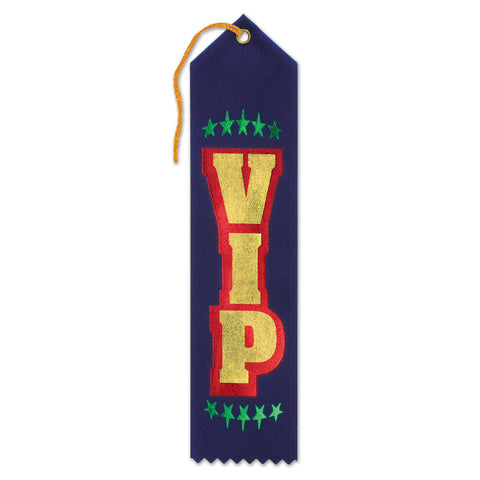 VIP Award Ribbon, Size 2" x 8"