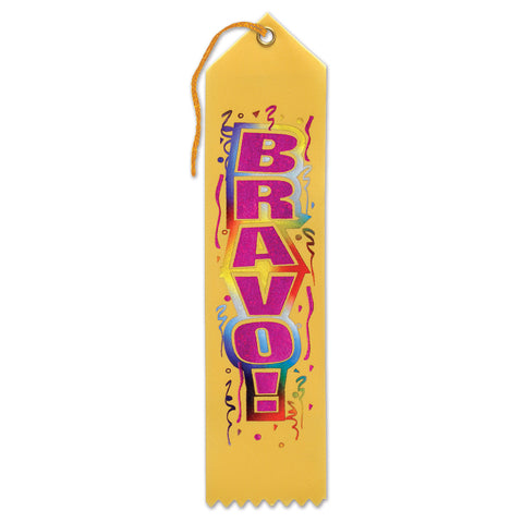 Bravo! Award Ribbon, Size 2" x 8"