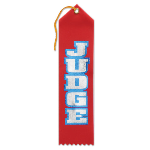 Judge Award Ribbon, Size 2" x 8"