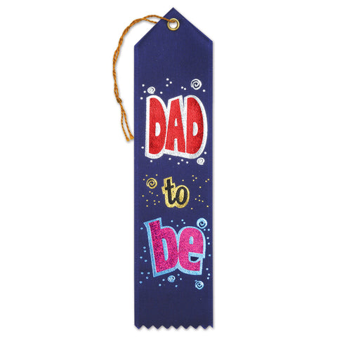 Dad To Be Award Ribbon, Size 2" x 8"