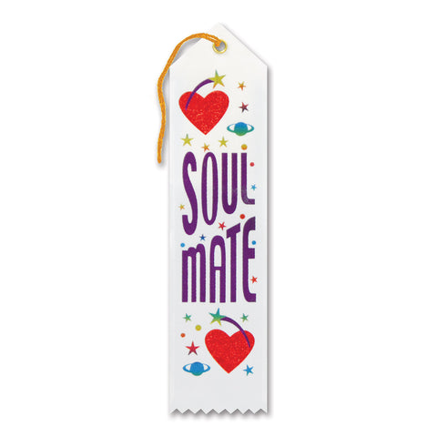 Soul Mate Award Ribbon, Size 2" x 8"
