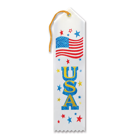 USA Award Ribbon, Size 2" x 8"