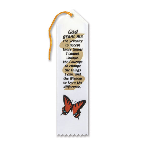 Serenity Prayer Ribbon, Size 2" x 8"