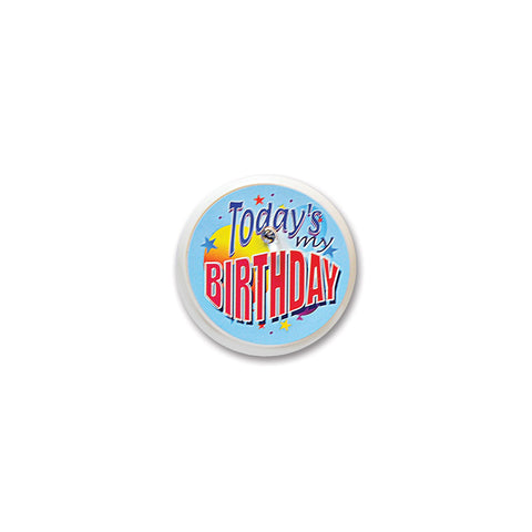 Today's My Birthday Blinking Button, Size 2"
