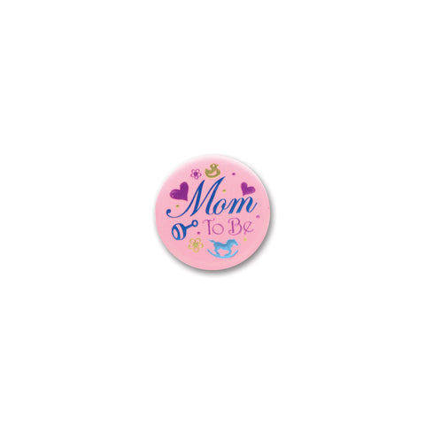 Mom To Be Satin Button, Size 2"