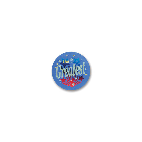 The Greatest Satin Button, Size 2"