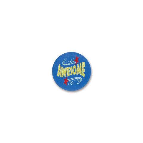 Awesome Satin Button, Size 2"