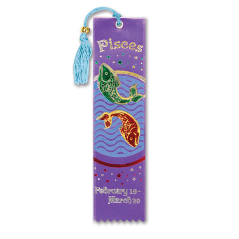 Pisces Bookmark, Size 2" x 7¾"