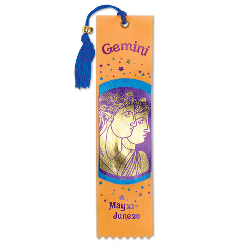 Gemini Bookmark, Size 2" x 7¾"