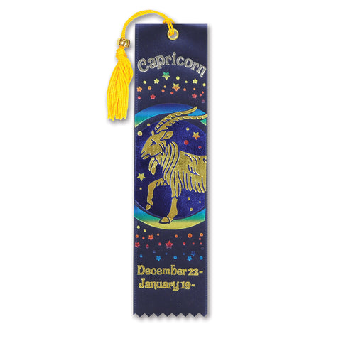Capricorn Bookmark, Size 2" x 7¾"