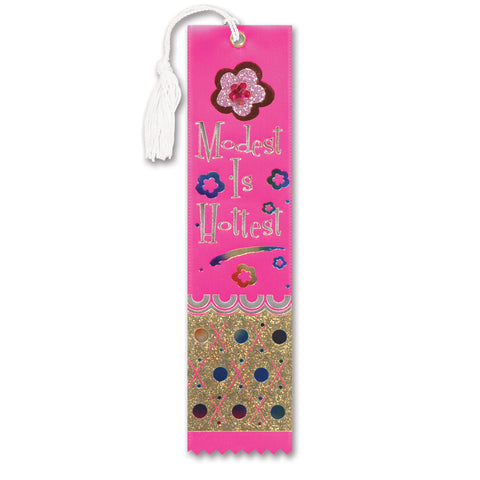 Modest Is Hottest Jeweled Bookmark, Size 2" x 7¾"