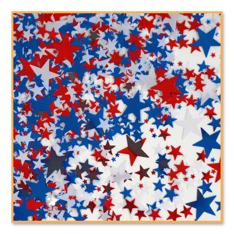 Red, White & Blue Stars Confetti