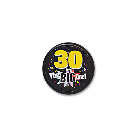 30 It's The Big One Flashing Button, Size 2½"
