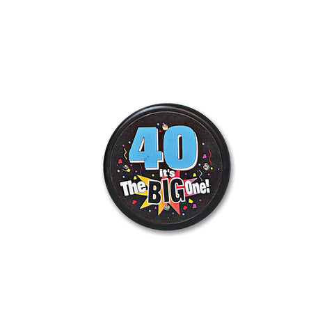 40 It's The Big One Flashing Button, Size 2½"
