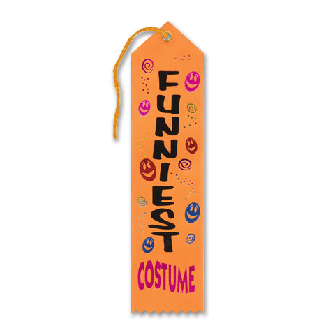 Funniest Costume Award Ribbon, Size 2" x 8"