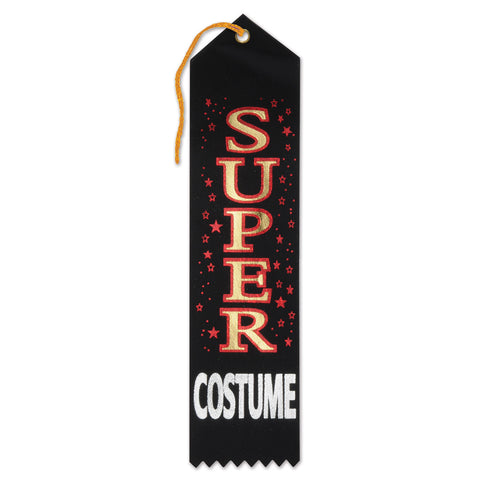 Super Costume Award Ribbon, Size 2" x 8"