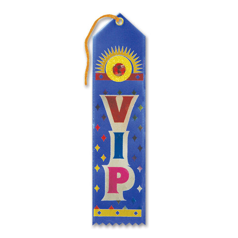 VIP Jeweled Ribbon, Size 2" x 8"