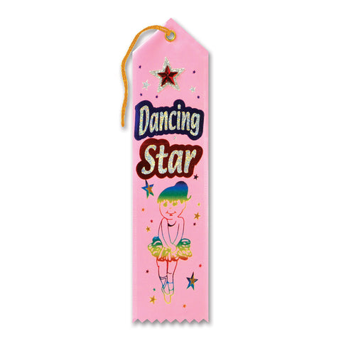 Dancing Star Jeweled Ribbon, Size 2" x 8"