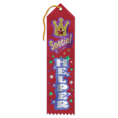 Special Helper Jeweled Ribbon, Size 2" x 8"