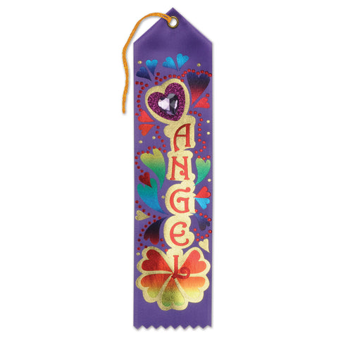 Angel Jeweled Ribbon, Size 2" x 8"