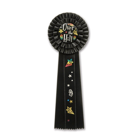 Over The Hill Deluxe Rosette, Size 4½" x 13½"