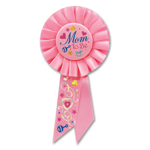 Mom To Be Rosette, Size 3¼" x 6½"