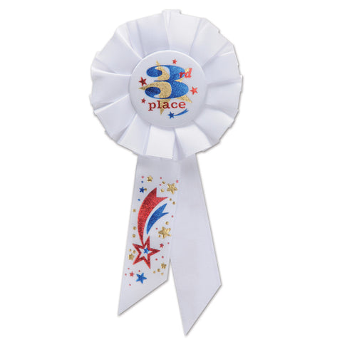 3rd Place Rosette, Size 3¼" x 6½"