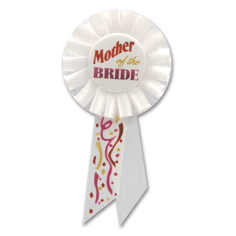 Mother Of The Bride Rosette, Size 3¼" x 6½"